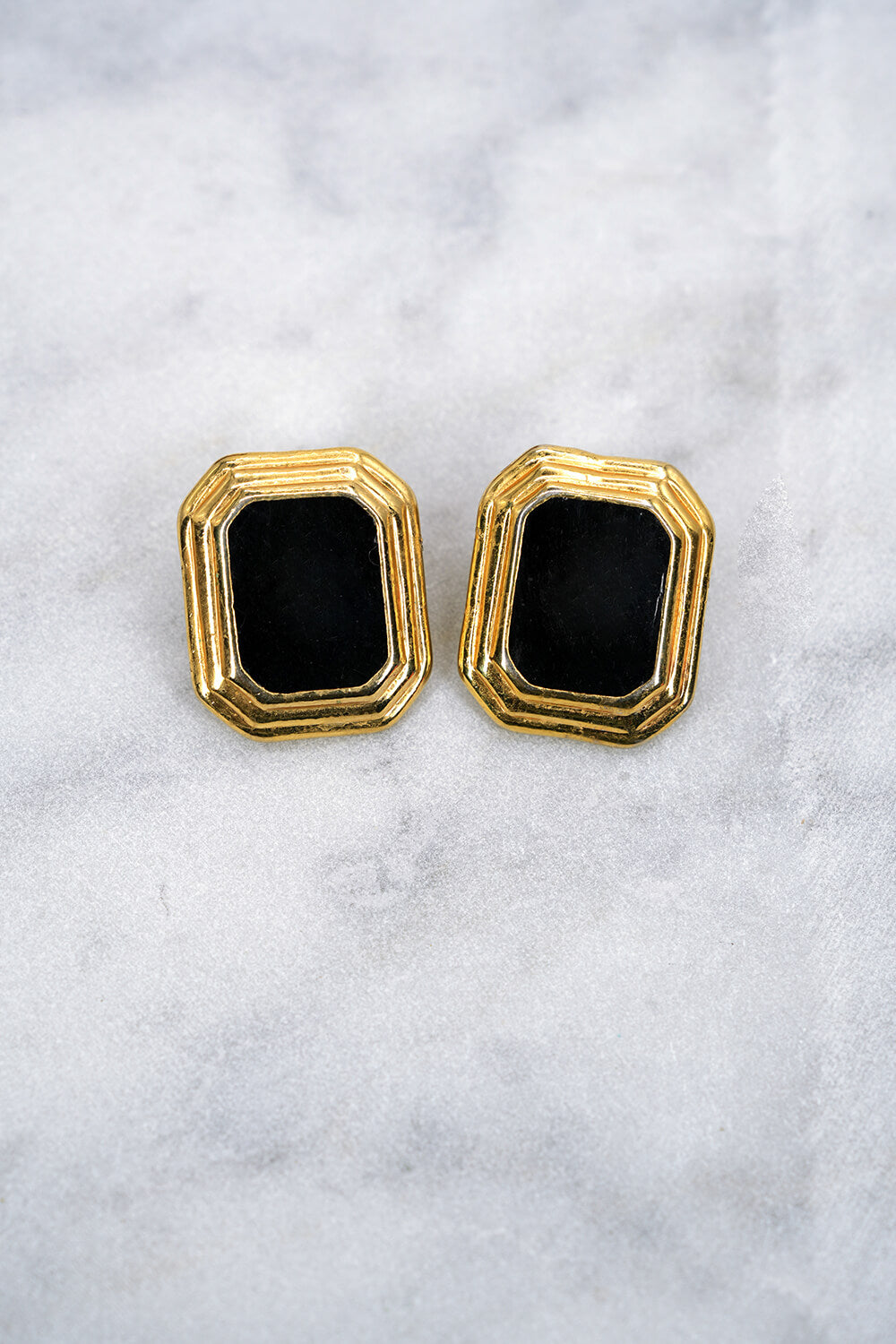 Boucles d'oreilles Noires