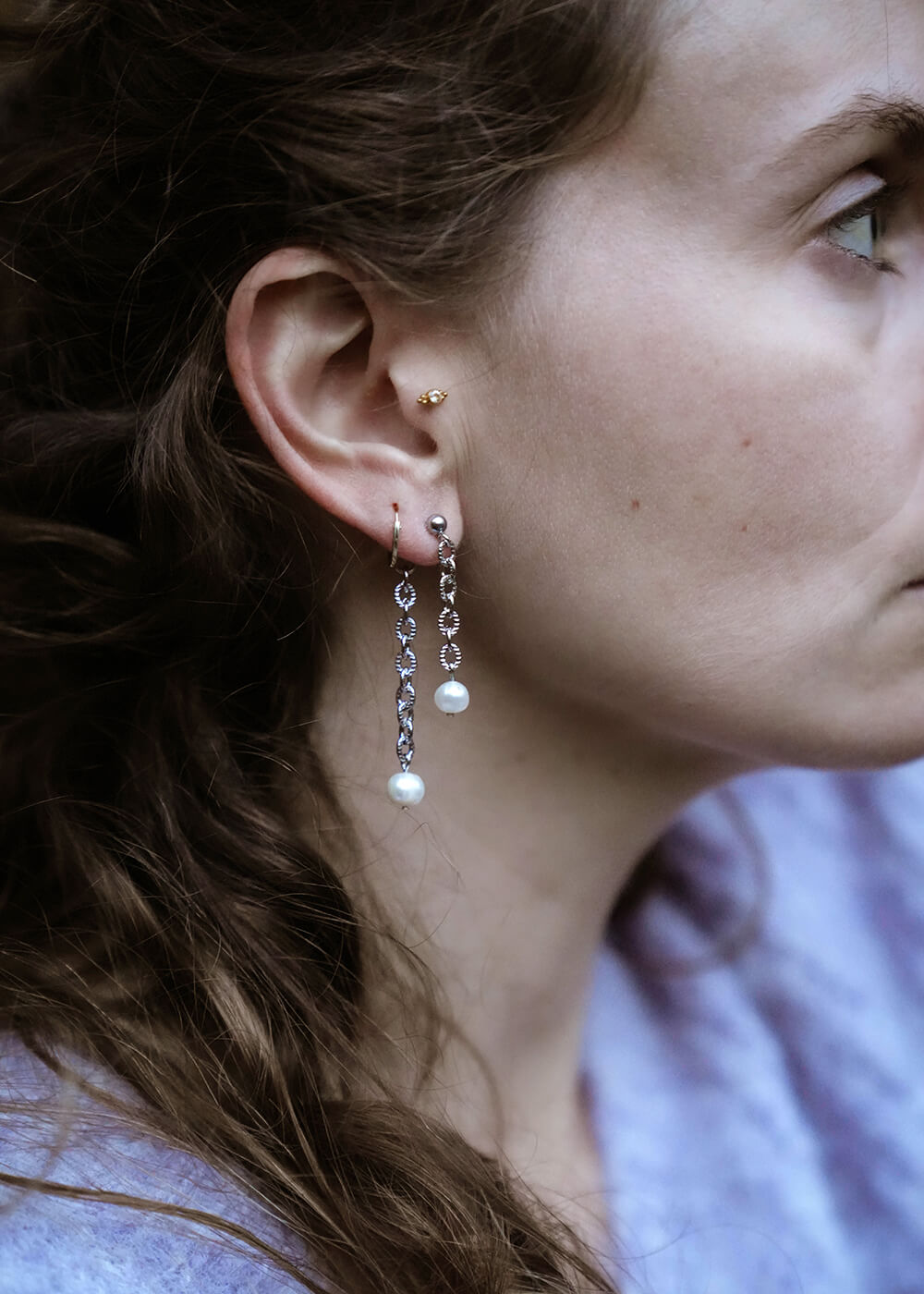 Boucles d'oreilles Bliss Silver