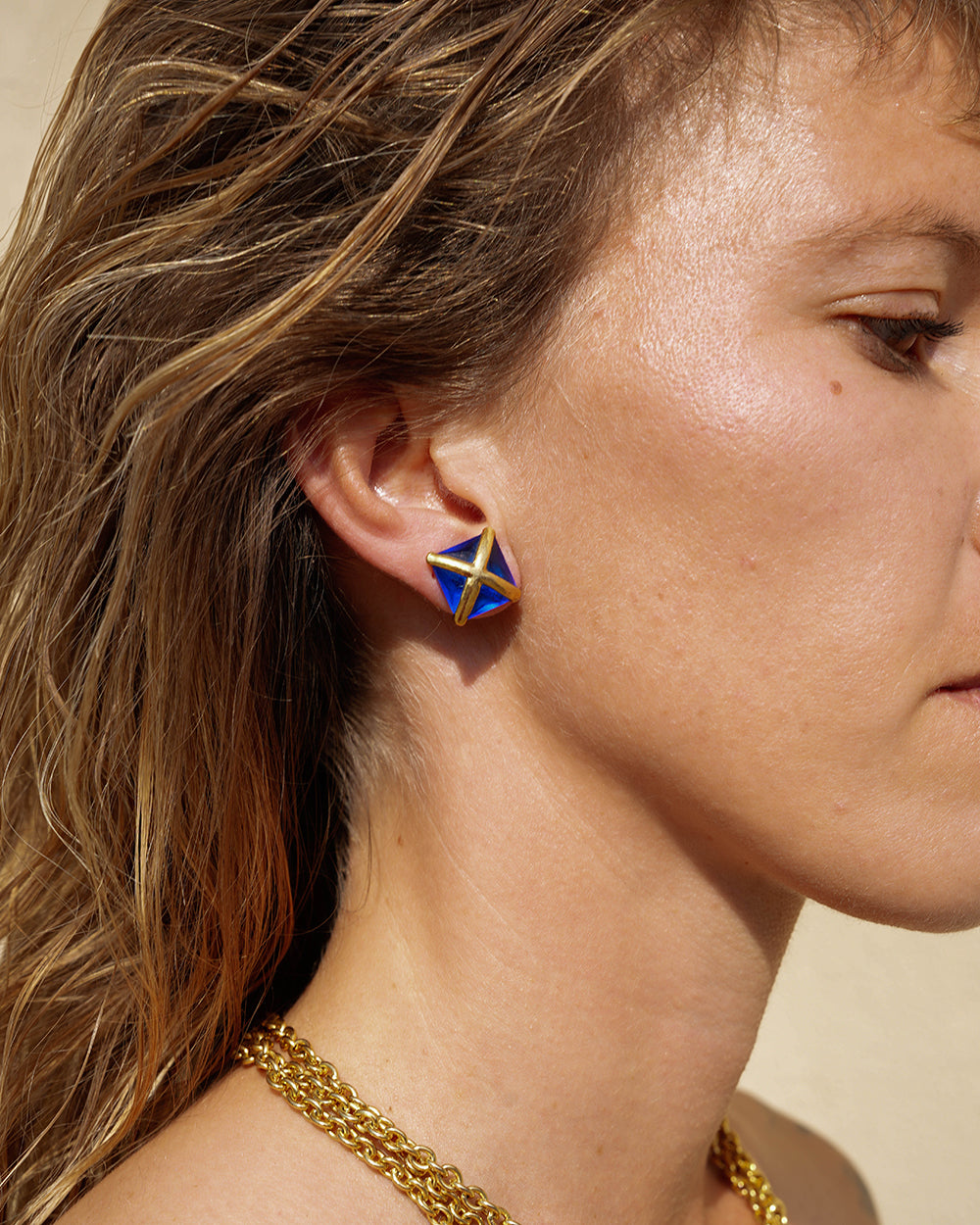 Boucles d'oreilles Blue