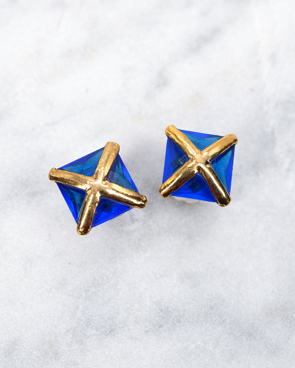 Boucles d'oreilles Blue