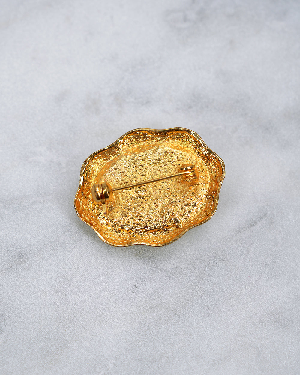 Broche Camée bleue