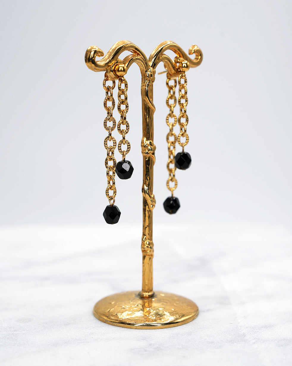 Boucles d'oreilles Minuit