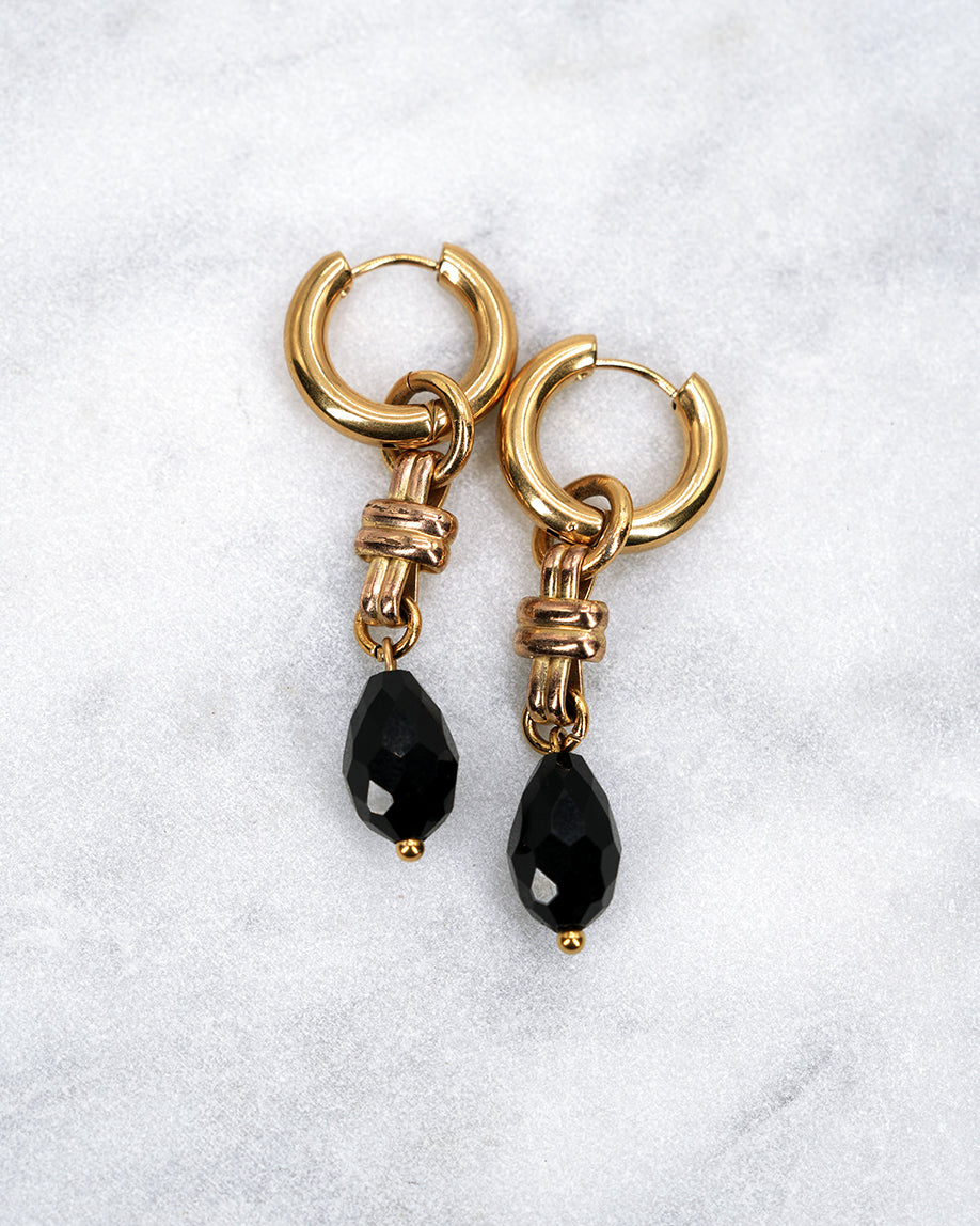 Boucles d'oreilles Ébène