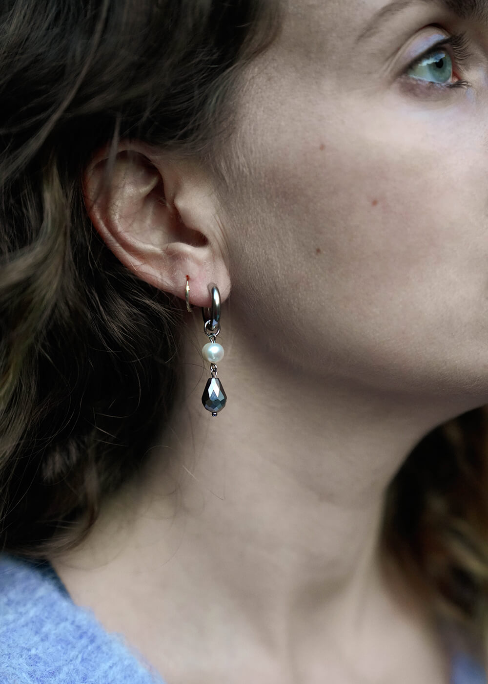 Boucles d'oreilles Moon