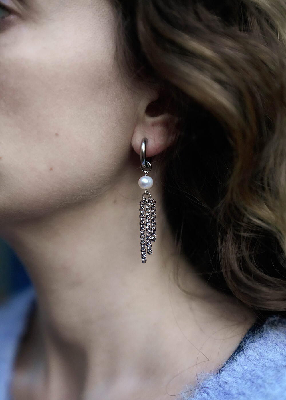 Boucles d'oreilles Moon